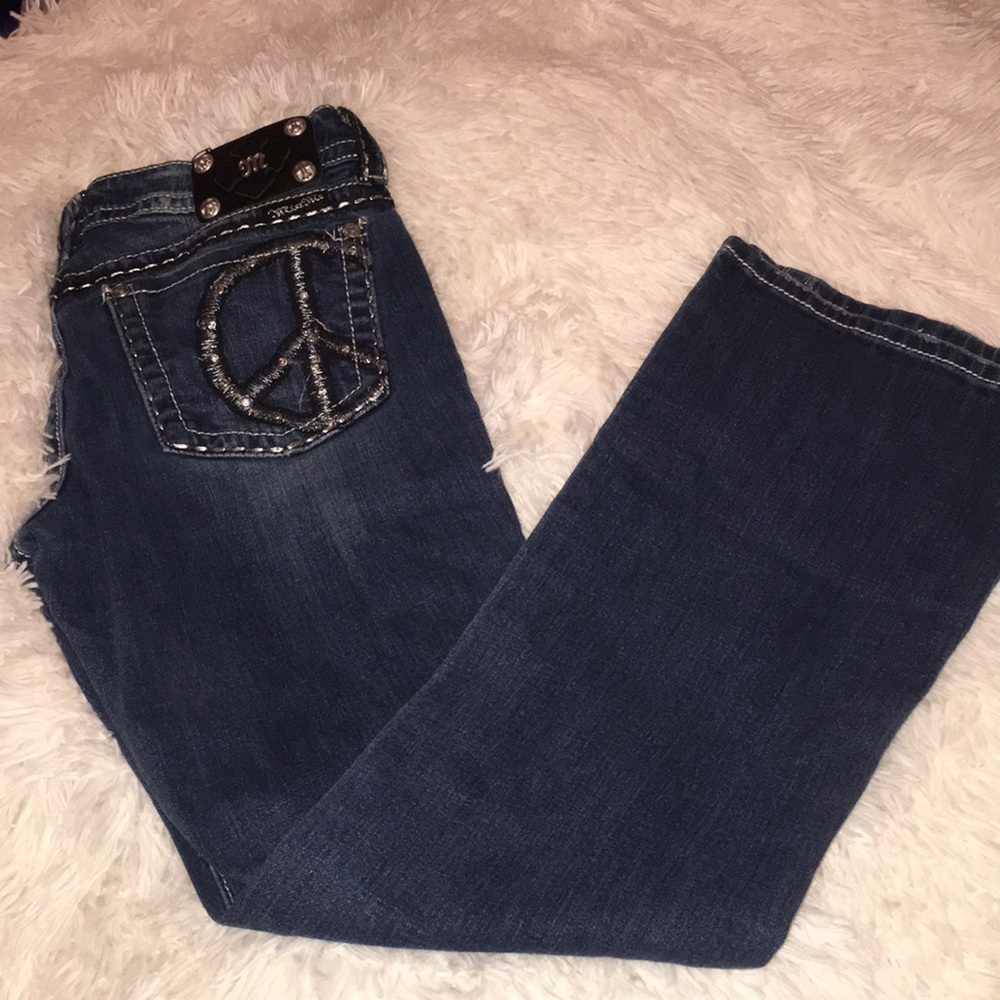 Miss Me Dark Blue Boot Cut Jeans